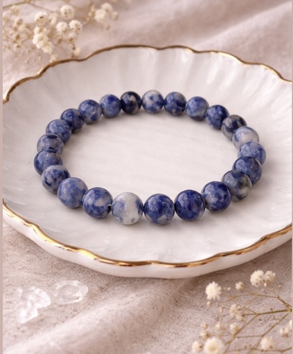 PULSERA DE CUARZO SODALITA