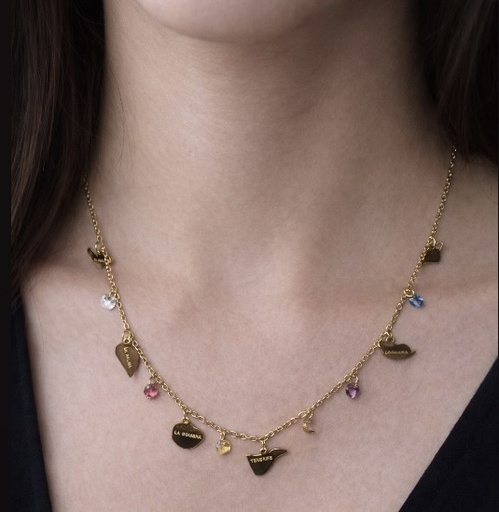 COLLAR ISLAS CANARIAS DORADO